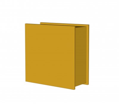 Závěsná police BOX - NA MÍRU - volitelný dekor